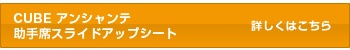 CUBE アンシャンテ 助手席スライドアップシート