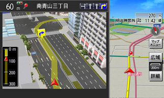 3Dリアル交差点表示　イメージ画像2