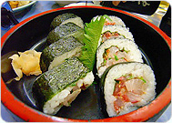 最後は「ぜいたく巻」でシメ!思わず欲張ってたくさんオーダーしちゃいました…。 最後は「ぜいたく巻」でシメ!思わず欲張ってたくさんオーダーしちゃいました…。