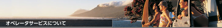 オペレータサービスについての