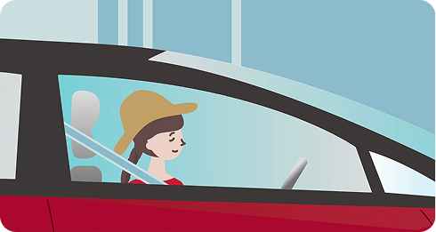 出発前から車内の温度を快適に。心地よいドライブのスタートをサポートする機能です。