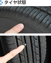 タイヤ状態