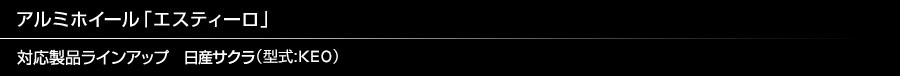 アルミホイール「エスティーロ」
