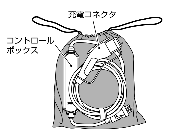 日産：アリア [ ARIYA ] 取扱説明書 ｜ 充電ケーブル（コントロール