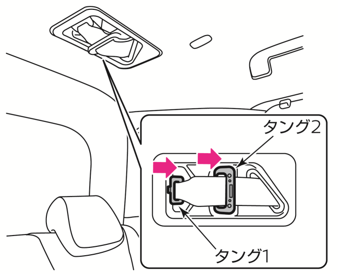日産：エルグランド [ ELGRAND ] 取扱説明書 ｜ 3点式シートベルト