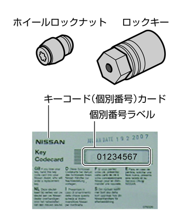 日産：NISSAN GT-R [ GT-R ] スペシャル 取扱説明書 ｜ ホイールロック