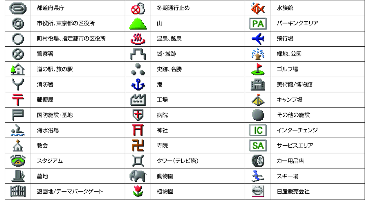 記号 公園 地図