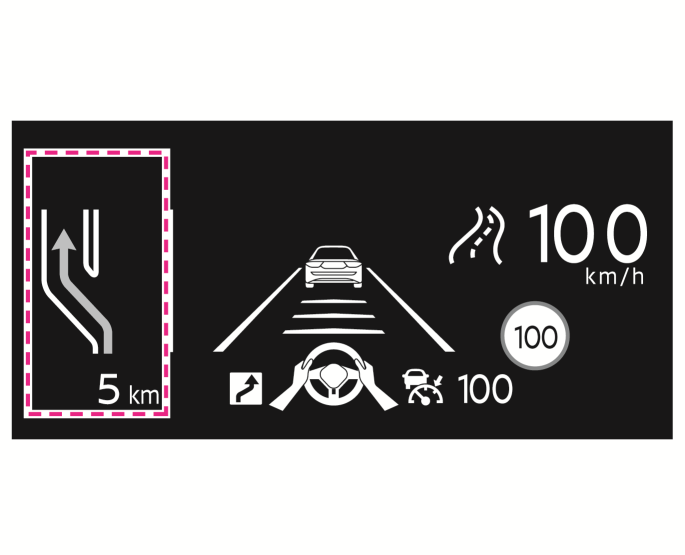 日産：リーフ [ LEAF ] 取扱説明書 ｜ 走行支援機能画面