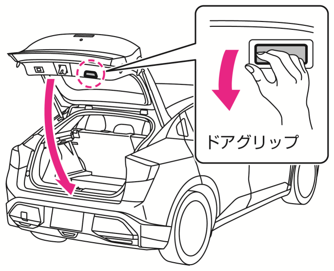 日産：リーフ [ LEAF ] 取扱説明書 ｜ バックドア