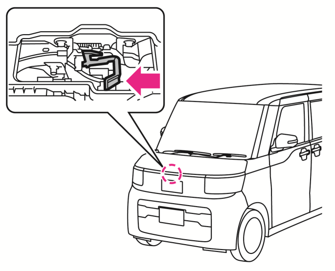 日産：ルークス [ ROOX ] 取扱説明書 ｜ エンジンルーム