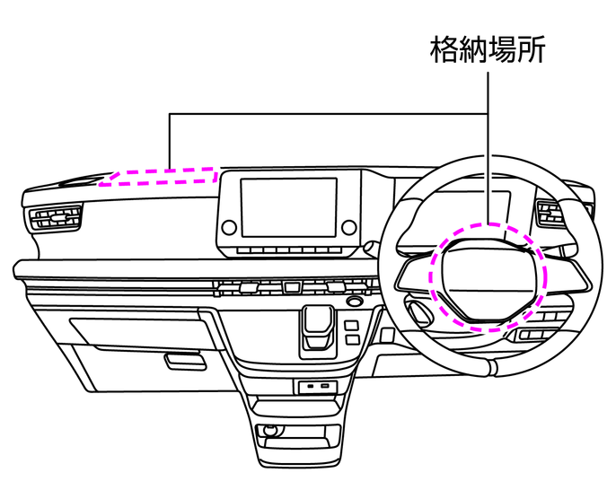 座るとこ 格納場所