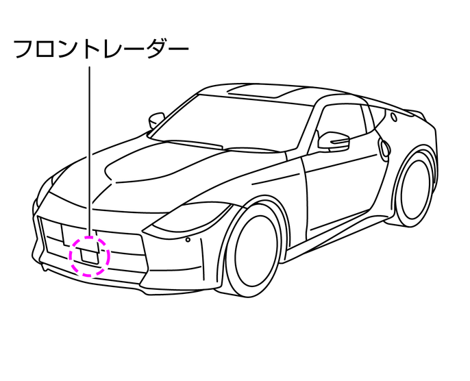 レーダーセンサーの取り扱い