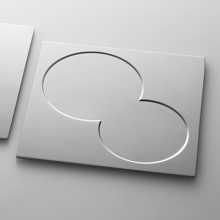 STAINLESS PLATE DOUBLE - ステンレスプレート ダブル