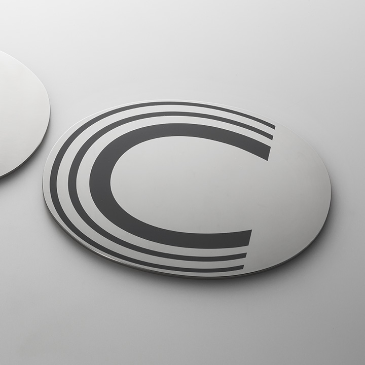 STAINLESS PLATE LOGO - ステンレスプレート ロゴ