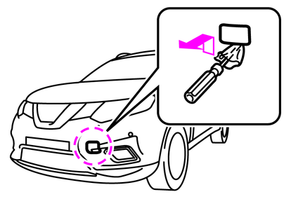 他車にけん引してもらうとき