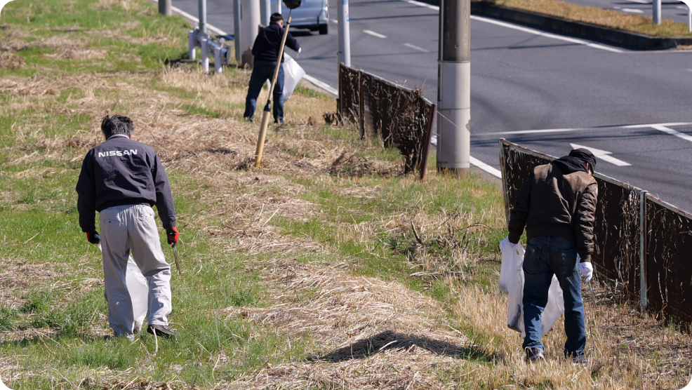 第12回ボランティア活動 本社及び周辺の掃除1