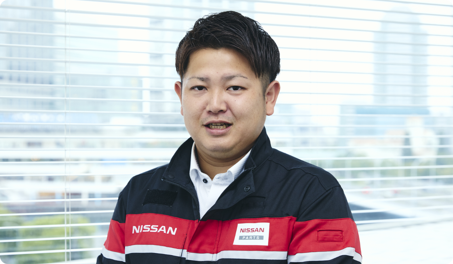 パーツアドバイザー（法人営業）加藤 颯さん 入社年 2020年（6年目）　前職 エネルギー関連企業