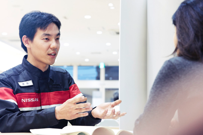 お客さまとコミュニケーションすることで、診断の精度と速度は上がる