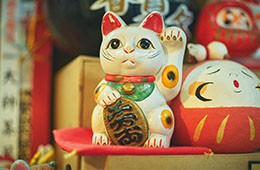 看板招き猫見つけた！