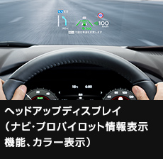 ヘッドアップディスプレイ（ナビ・プロパイロット情報表示機能、カラー表示）