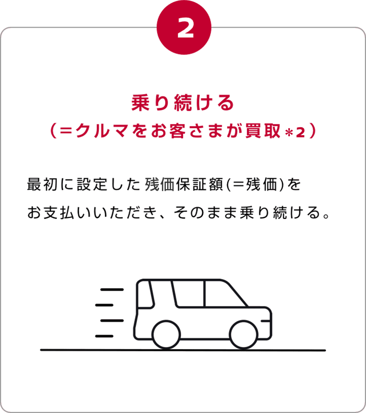 2.乗り続ける