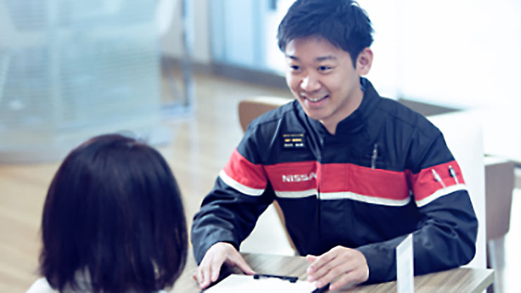 日産車の修理は、日産車を熟知した日産サービス工場におまかせください。