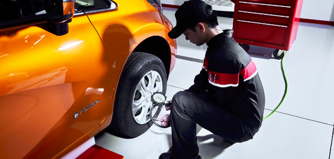 日産のタイヤ無料点検
