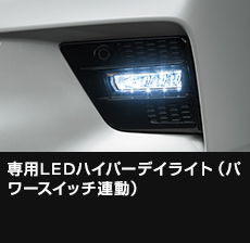 専用LEDハイパーデイライト（パワースイッチ連動）